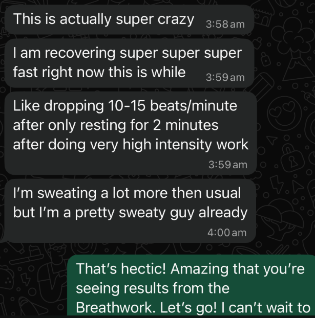 Tristan testimonial message